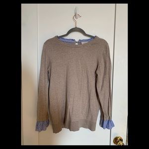 Loft tan sweater size L